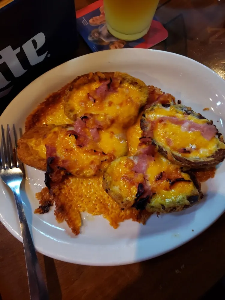 Bacom and Cheese Potato Skins
