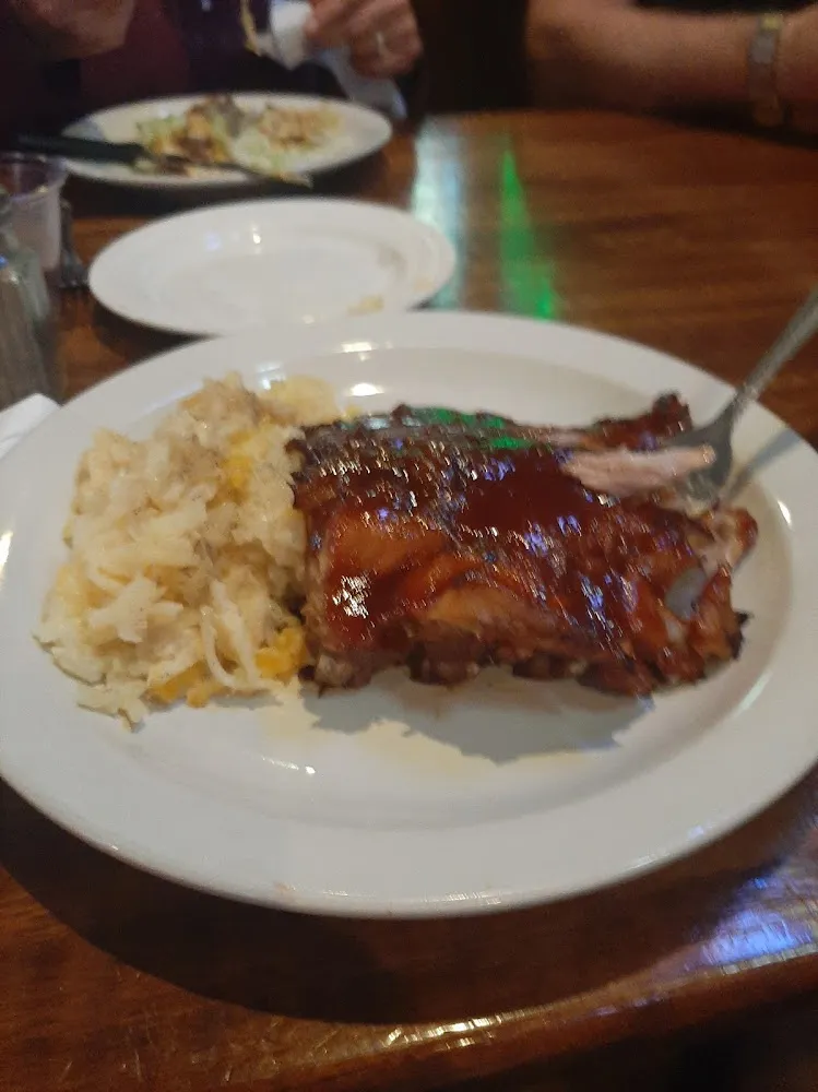 Fall Off the Bone BBQ Ribs and Cheesy Hash Nrowns